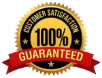 Customer satisfaction guarantee badge