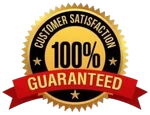 Customer satisfaction guarantee badge